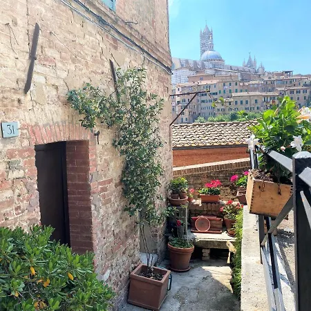 Camporegio 31- In Centro Con Vista Sul Duomo סיינה