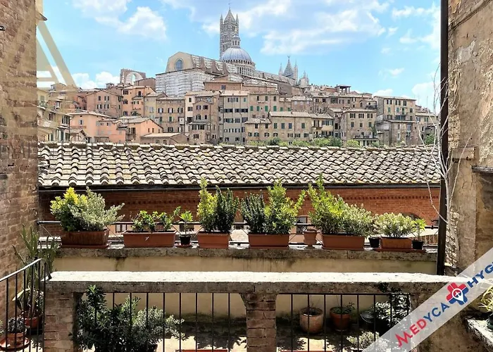 Apartman Camporegio 31- In Centro Con Vista Sul Duomo Siena